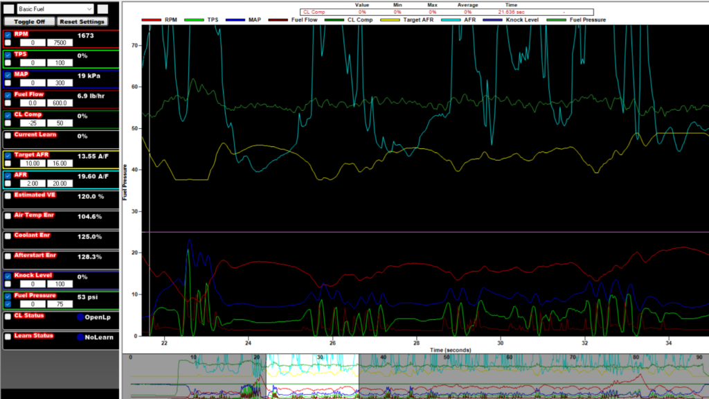 holley datalog screenshot